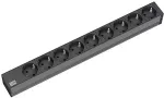 Bachmann Toiteplokk 9 pistikupesa 2 m silver (333.506)