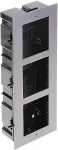 HIKVISION HIKVISION DS-KD-ACF3, r&aacute;meček pro modul&aacute;rn&iacute; interkom, pro 3 moduly, z&aacute;pustn&aacute; mont&aacute;ž
