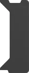 Genesis | Holm Modular Side Desk Top Right 30cm | NDS-2277 | Anthracite Black