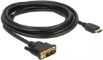 DELOCK Kabel DVI 18+1 St > HDMI-A St 3.0m schwarz