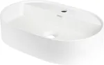 Deante Granite countertop washbasin with a faucet island - oval