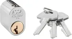 No name CYLINDER 363105-120-011 CHROME 3 KEYS