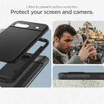 Spigen Kaitse&uuml;mbris Thin Fit, Google Pixel 8a, must, &otilde;huke,