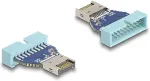 DeLOCK USB 10 Gbps Adapter Pfostenstecker zu intern USB Typ-E Key A Stecker