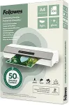 Fellowes A4 80 mic laminating film from recycled material (50%), glossy