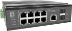 LevelOne Industr.PoE+Switch 8x2.5G PoE/2x1G/10G SFP+Uplinks
