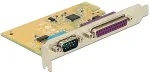 V&otilde;rgukaart DELOCK PCI Express Card > 1 x Serial + 1 x Parallel - Adapter Parallel/Seriell - PCIe 2,0 - RS-232 x 1 + IEEE 1284 x 1 (89446)