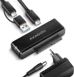 AXAGON ADSA-FPX USB-C 10Gbps - SATA 6G 2.5"/3.5" SSD/HDD FAST PORT X adapter incl. AC, adapter USB-C - USB-A