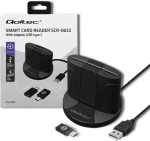 QOLTEC Intelligent ID chip card reader SCR 0632, USB