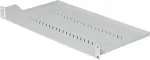 Triton 19" shelf A1 with perforation 650mm, max. 40kg black