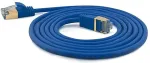 Wantec Patchkabel SSTP CAT7 Ste. CAT6a d=4mm 1,00m blau