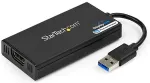 StarTech.com USB3.0 to 4K HDMI External Multi Monitor Video Graphics Adapter - Externer Videoadapter - DisplayLink DL-5500 - SuperSpeed USB3.0 - HDMI - Schwarz (USB32HD4K)