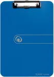 Herlitz Klemmbrett easy orga to go, DIN A4, blau opak aus Polystyrol-Kunststoff, vernickelte Klemmmechanik, - 1 St&uuml;ck (11226396)