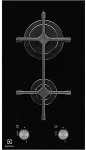 Pliidiplaat Electrolux EGC3322NVK Black Built-in Gas 2 zone(s)