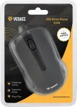Hiir YENKEE USB wired mouse, 3 buttons, rubberized surface, 1000DPI