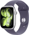 APPLE Watch Series 11 GPS + Cellular 46mm Silver Aluminium Case with Purple Fog Sport Band - S/M | Apple