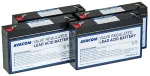 AVACOM Battery kit AVA-RBC34-KIT replacement for RBC34 renovation (4 pcs. batteries)