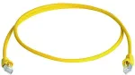 Teleg&auml;rtner Telegartner MP8 FS 500 - Patch-Kabel - RJ-45 (M) - RJ-45 (M) - 25cm - SFTP - CAT 6a - verseilt, mit Knickschutz - Gelb (L00000A0234)