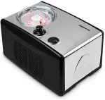 MEDION LIFE ice cream machine MD 18387 (black/stainless steel, for 800ml ice cream, 150 watts)