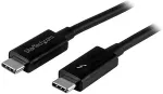 StarTech.com 1,0mThunderbolt 3 (20Gbit/s) USB-C Kabel - Thunderbolt, USB und DisplayPort kompatibel - Thunderbolt-Kabel - 24-Pin-USB Typ C (M) bis 24-Pin-USB Typ C (M) - 1,0m (Thunderbolt 3 / USB / DisplayPort) - Schwarz (TBLT3MM1M)