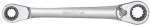 Gedore red double ring ratchet wrench 4 in 1, chrome-plated wrench, sizes 10, 13, 17, 19