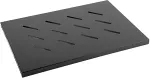 LANBERG 19" fixed shelf 1U/486x270mm, max load capacity up to 120kg | AK-1001-B | Black