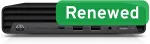 HP Renewed Grade A | EliteDesk 805 G6 Desktop Mini | AMD Ryzen 5 PRO | 4650GE | 16 GB | SSD | 256 GB | AMD Radeon Graphics | Windows 11 Pro