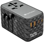 VERBATIM GAN III UTA-06 2 X USB-C PD 100W & QC 4+/2 X USB-A