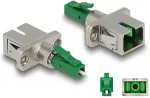 DeLOCK LWL Hybrid Kupplung LC Simplex Stecker zu SC Simplex Buchse gr&uuml;n