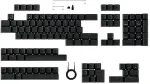 Klaviatuur ASUS ROG PBT Keycap Set, Black Keycap, 124 Pieces