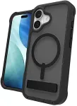 ER ZAGG Protective cov Rainier Snap KS Apple 17 Smoke Black