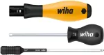 Wiha torque screwdriver set TorqueVario-S Micro ESD (black/yellow, 18 pieces, 0.1 - 0.6Nm)