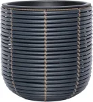 Home4you Lillepott WICKER D27xH28cm, must/pruun