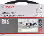 Bosch Powertools Bosch X-LOCK diamond dry drill set Best for Ceramic Dry Speed&nbsp;(5-piece, 20 - 68mm)