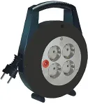 Brennenstuhl Vario 5m Black 4x