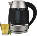 Veekeetja Cecotec Thermosense 400 VisionLight (stainless steel/black, 2,200 watts, 1.7 liters)