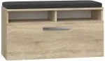 TOP E SHOP Topeshop RIVA SZAFKA SONOMA shoe organizer Closed Oak