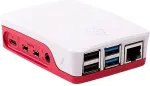 RASPBERRY PI muovikotelo Raspberry Pi 4 B -tietokoneelle, valkoinen