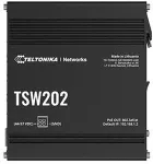 Teltonika TSW202 Managed L2 Gigabit Ethernet (10/100/1000) Power over Ethernet (PoE) Aluminium, Blue