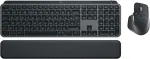 Klaviatuur Logitech MX Keys S Combo - Tastatur-und-Maus-Set - hinterleuchtet - kabellos - Bluetooth LE - AZERTY - Franz - Tastenschalter: Scissor-Key - Graphite