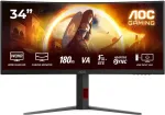 Monitor AOC G4 CU34G4 computer 86.4 cm (34") 3440 x 1440 pixels Wide Quad HD LED Black, Red