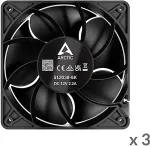 Arctic GmbH ARCTIC S12038-8 Server Fans, 4-pin, 120mm, 3 pcs