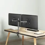 Logilink Dual Monitor mount, 17"-32", steel, arm length: 376mm