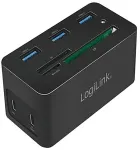 Logilink Dockingstation USB 3.2 (G1) HDMI,10-Port,PD4,schw.