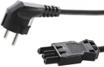 Bachmann Gertezuleitung Schutzkontakt/Gertekupplung GST18-3 schwarz 2m