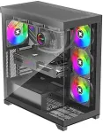 Korpus Xilence Case||ATX/micro ATX/Mini-ITX|Black|Midi Tower|PC|X818.ARGB