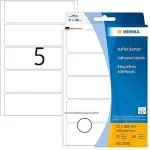 Herma - Selbstklebende Papieretiketten - wei&szlig; - 31 x 100 mm 160 Etikett(en) (32 Bogen x 5) (2550)