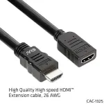 Club 3D Club3D HDMI-Kabel 2.0 UHD-Verl&auml;ngerungskabel 5 Meter St/Bu retail