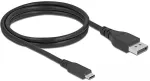 DeLOCK Bidirektionales USB Type-C zu DisplayPort Kabel DP Alt Mode 8K 60 1.5m DP 8K zertifiziert