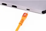 No name Shiverpeaks USB-C Ladekabel 3.2, 240W, orange, 1,5m